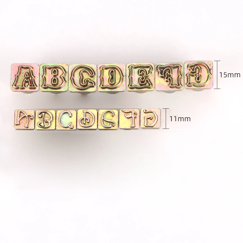 Leather Stamping Kit Alphabet Letter Number Stampers DIY Leather Craft Carving Saddle Making Tools