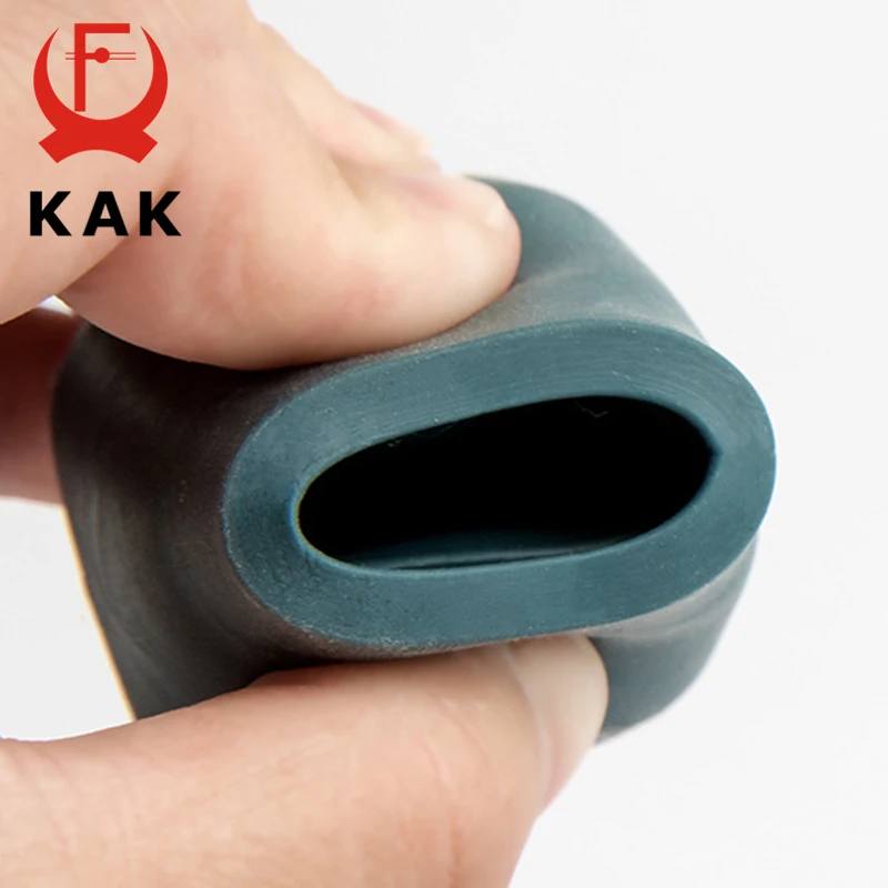 KAK Silicone Rubber Door Stopper Non-Punch Mute Wall Protector