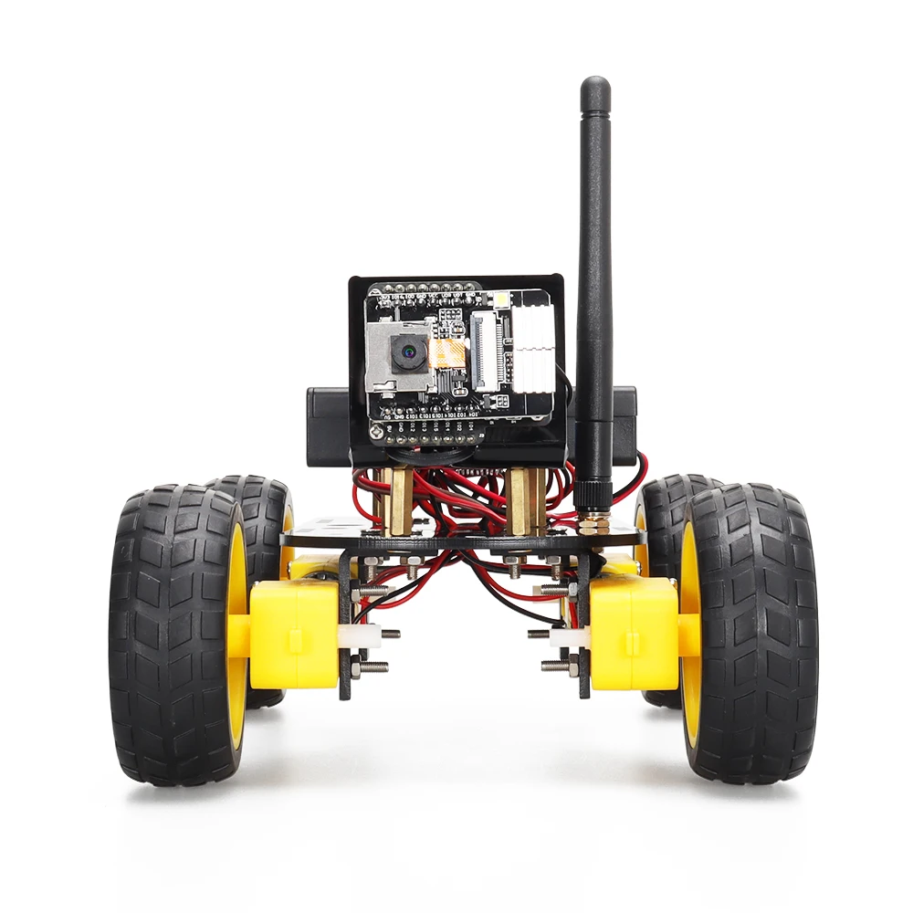 Kit de démarrage robotique pour Ardu37, pigments ESP32, caméra WiFi, kit de voiture robot intelligent, ensemble d'apprentissage + codes, invitation