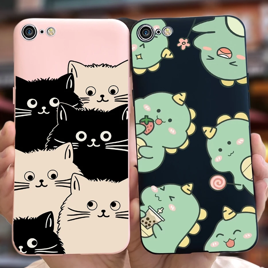 Cute Dinosaur Cartoon Soft Silicone Phone Case