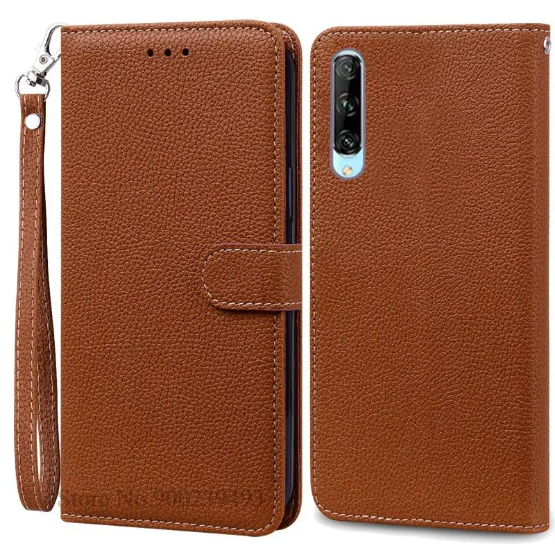 Huawei P Smart Pro Soft Silicone Wallet Flip Phone Cover