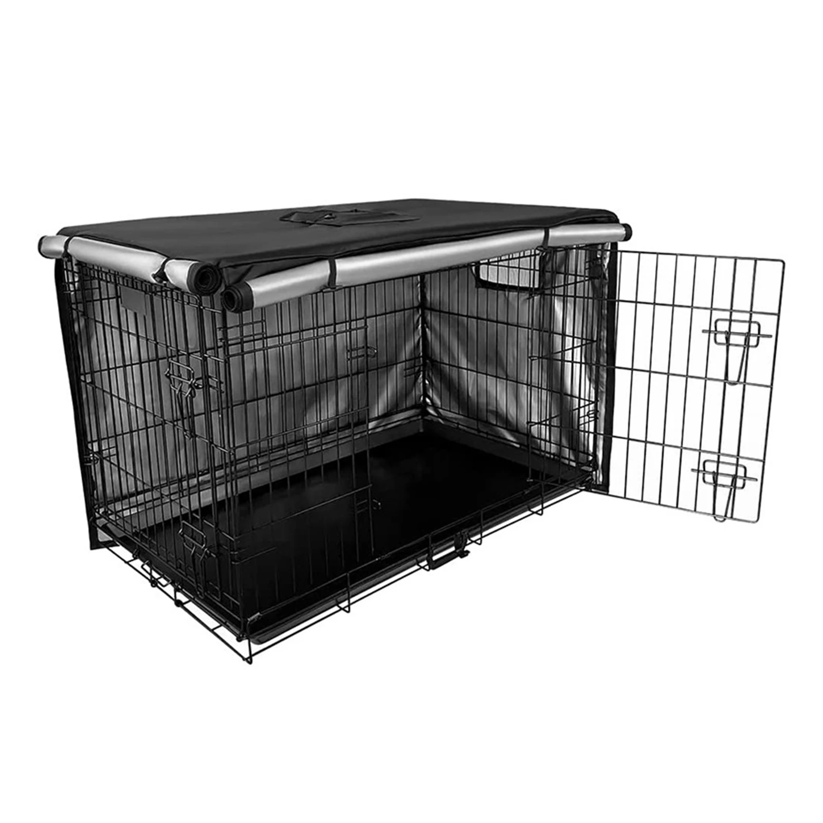 DogKennelCoverMachineWashableCrateCoverDurableWindproofAnd