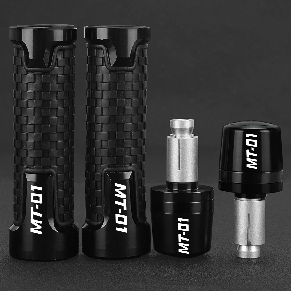 

For Yamaha MT-01 2004-2009 2005 2006 2007 2008 MT01 MT 01 Motor accessories 7/8" 22MM Handlebar Grips Handle Bar Cap End Plugs