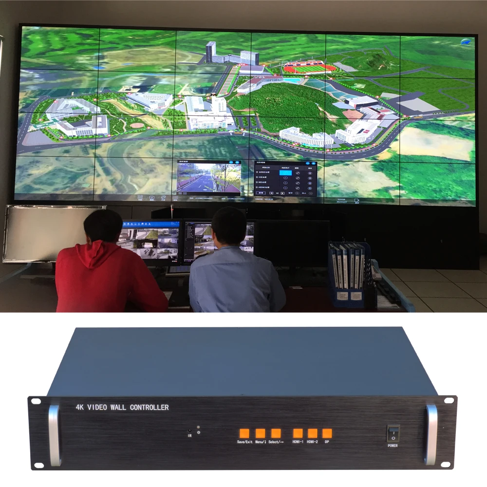 4K Video Wall Controller For 24 Units,LCD Screen  UHD Processor for 4x6 3x8 2x12, Support 4K@60HZ Input,TK-UD24 fanvil a32 android 9 0 hd voice 20 sip lines 112 dss keys ipv6 opus support video codec h 264 10 1 inch 1280800 color touch screen built in wif