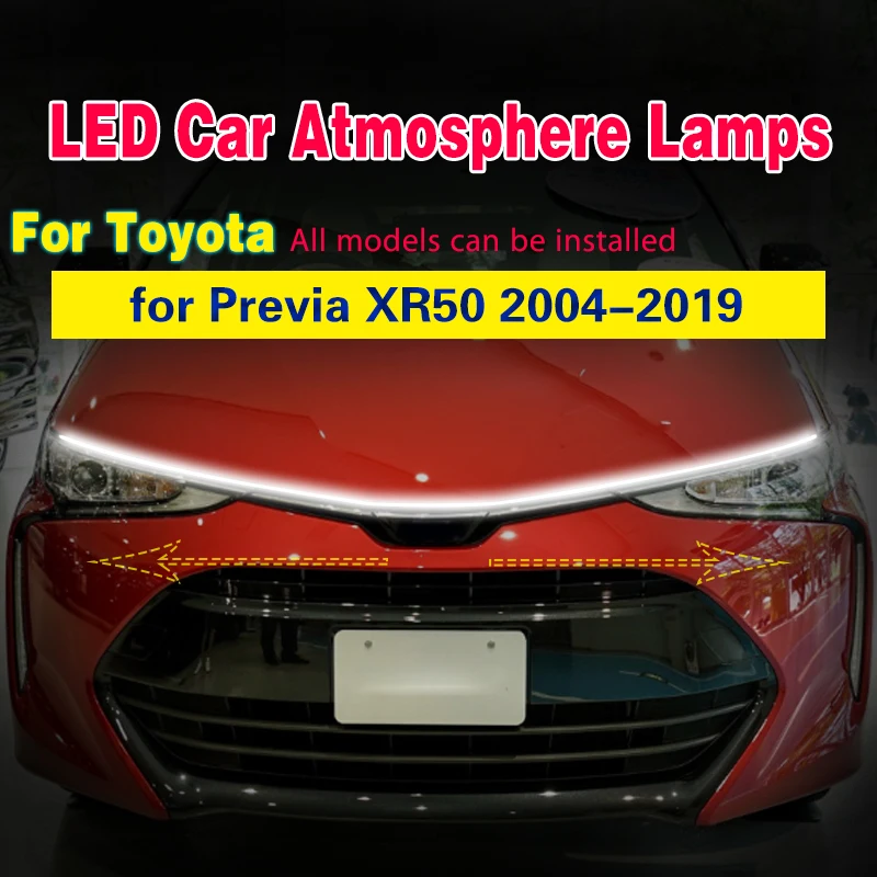 

Daytime Running Light LED Car Headlight Fog Lamp 12v DRL for Toyota Previa XR50 2004-2019 Scan Starting Waterproof Ambient Lamp