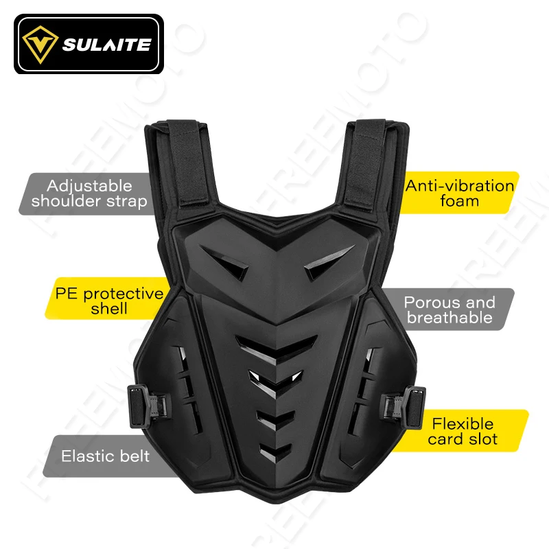Motocross Body Armor Motocross Body Armor Motorcycle Jacket Motocross Moto Vest Back Chest Protector Off-Road Dirt Bike Protective Gear