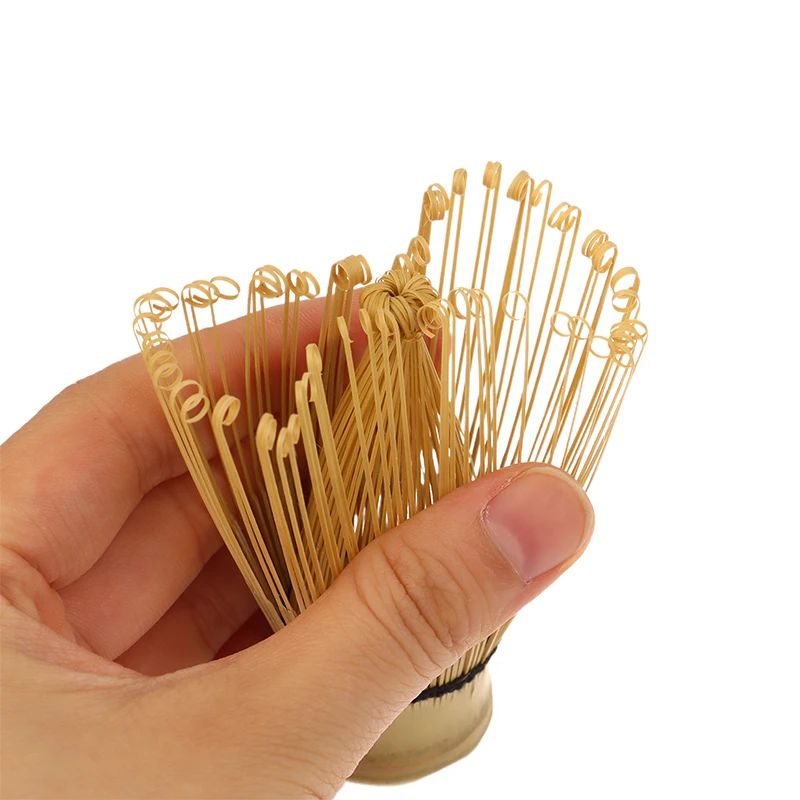 Traditional Bamboo Matcha Whisk - Reusable & Dishwasher Safe Stirrer