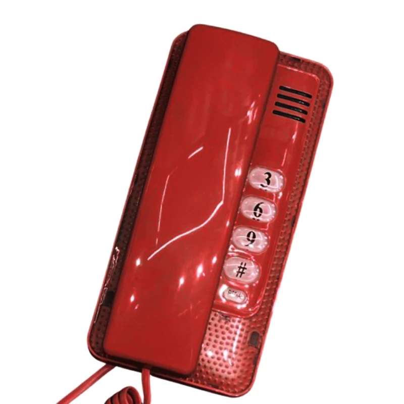 Wall Phone Wall Corded Telephone Home Phone Corded Wall Phones Landline Phones for Home Company Office Greeting Station