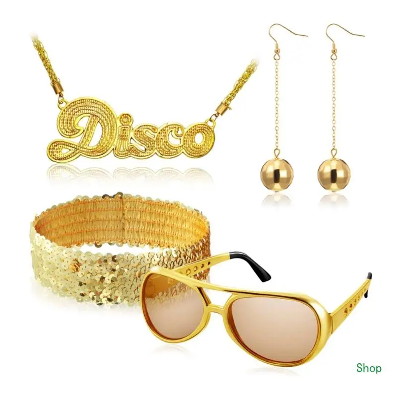 

L5YC Costume Outfits, 80s Accessories for Halloween Cosplay
