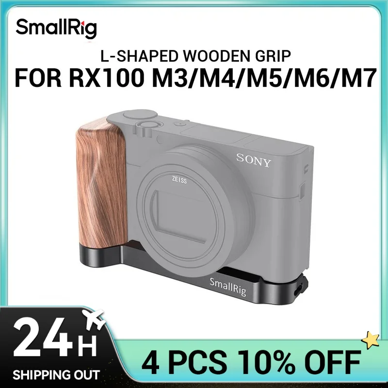 SONY RX100M3 コンデジ Smallrig木製グリップ付き SmallRig RX100 M7 L 字型木製グリップ Sony RX100 III / IV / V