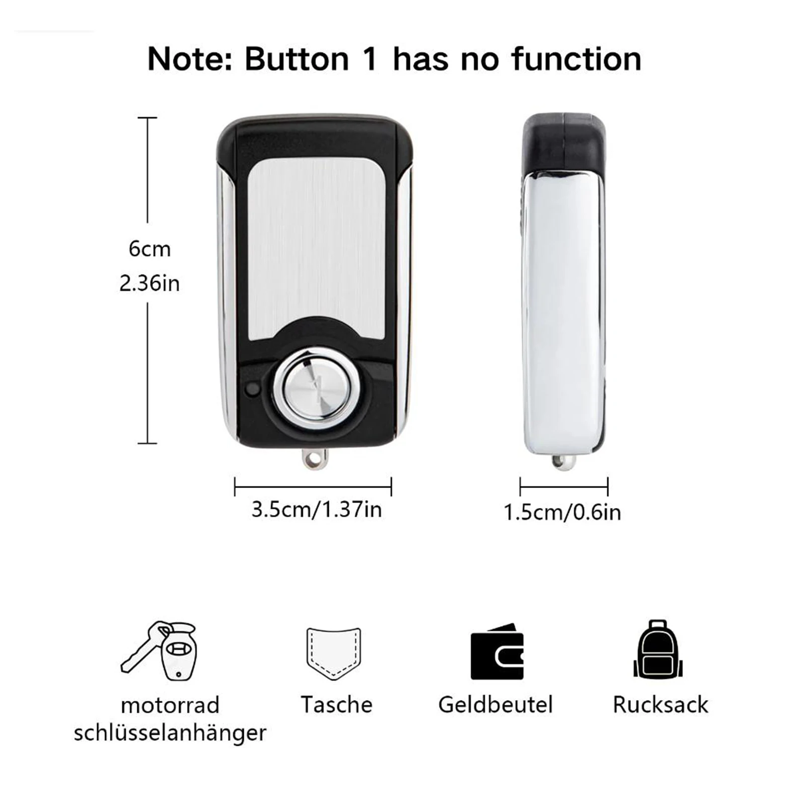 868MHz Handheld Transmitter Garage Door Remote Control Key Replacement Opener Fit for Hormann Bisecur HSE4-868-BS