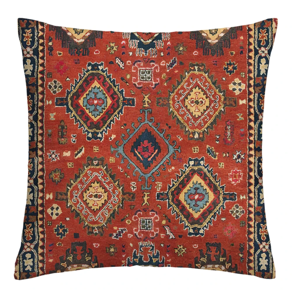 Moroccan Retro Ethnic Pillow Covers – 50x50cm Customizable 3
