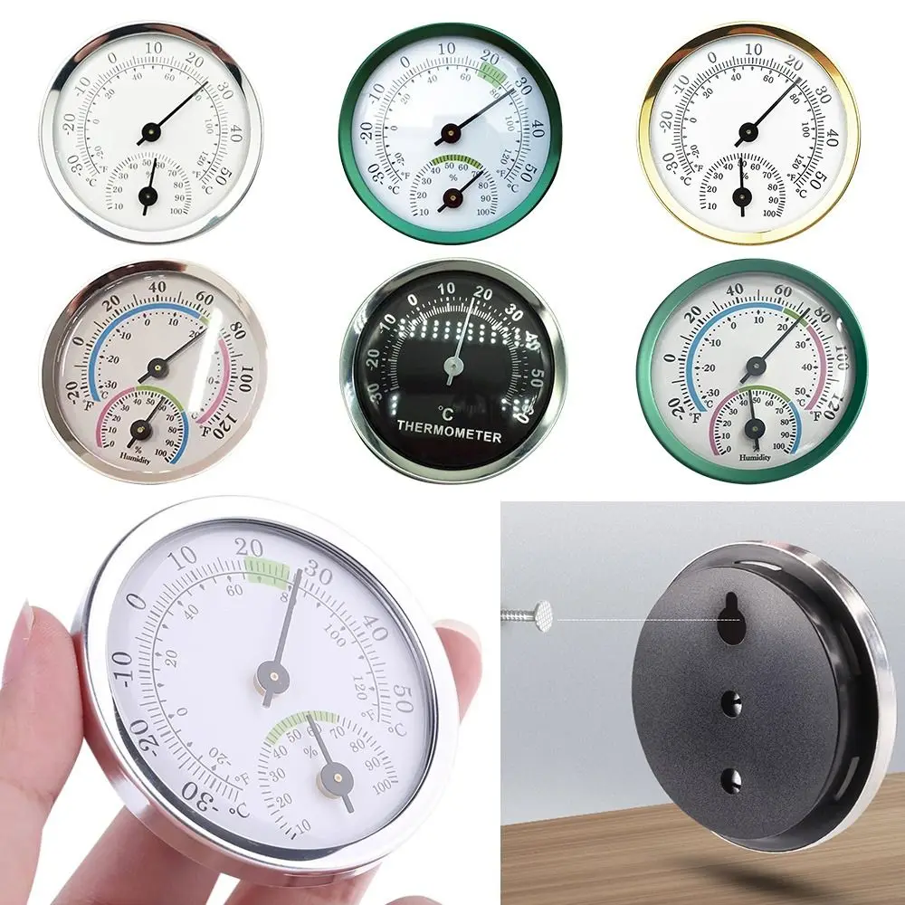 

Mini Sensor Gauge Thermo-hygrometer Thermometer Hygrometer Temperature Humidity Meter Pointer Type Hygrothermograph