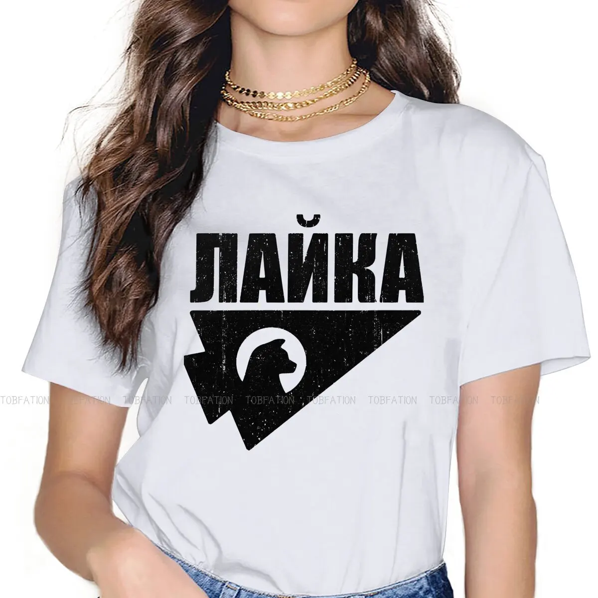 

Kate Бишоп 4XL Футболка для девочки Лайка первая космическая собака креативная графическая футболка Товары в наличии