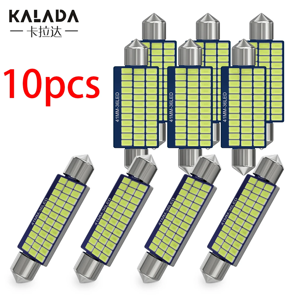 10pcs Car LED Bulb Canbus C5W C10W Festoon 31mm 36mm 39mm 41mm No Error 10pcs-car-led-bulb-canbus-c5w-c10w-festoon-31mm-36mm-39mm-41mm-no-error