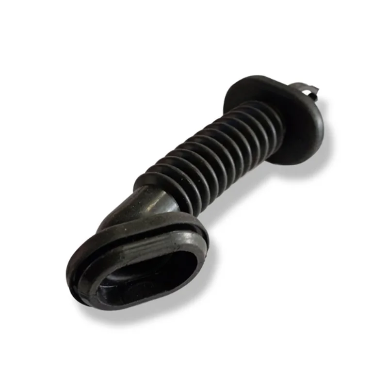 5Pcs 25x39mm Car Harness Wiring Door Tube Rubber Sleeve Dust-proof Rubber Protective Sleeve Oval Black silicone sleeve