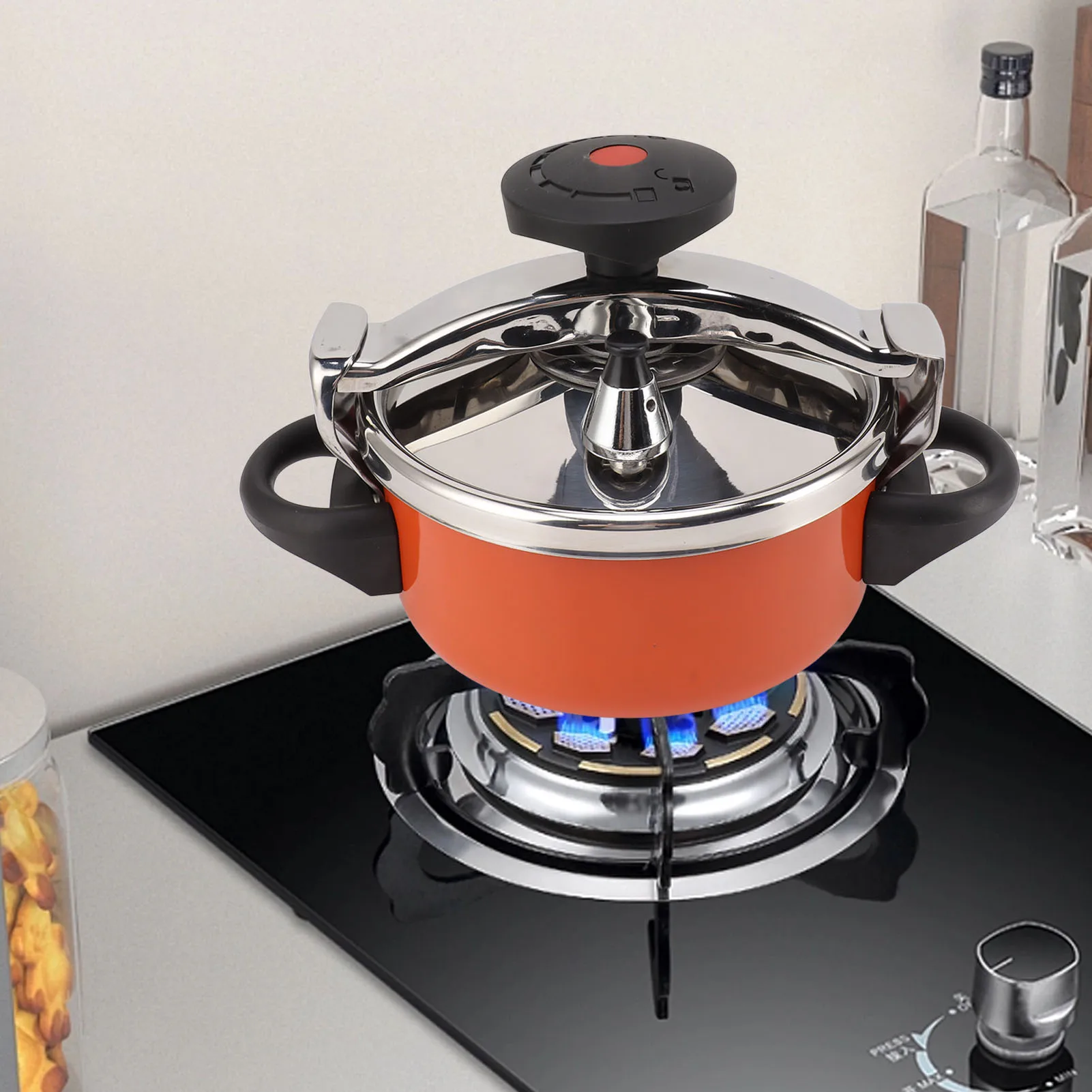 2L Mini Stainless Steel Pressure Cooker – Gas & Induction 6