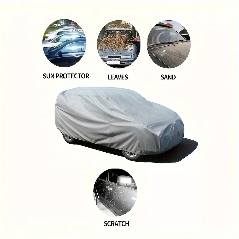 All-Season Universal Silver Car Protection Cover