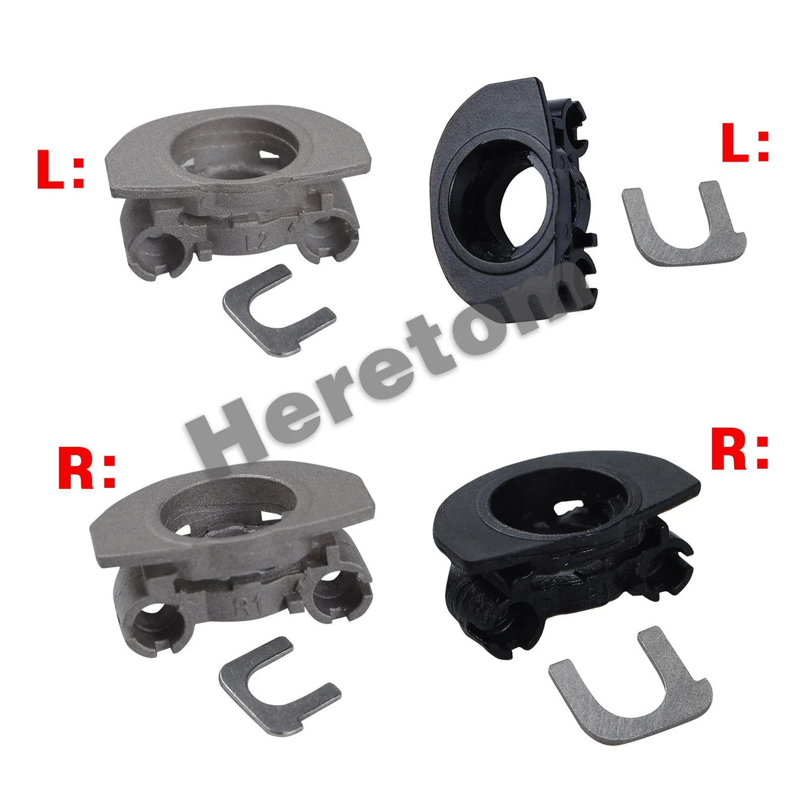 

New Plastic Hinge Swivel Replacement for Sony WH-1000XM4 WH1000XM4 Headphones Right or Left Rotating shaft + U Metal Bracket