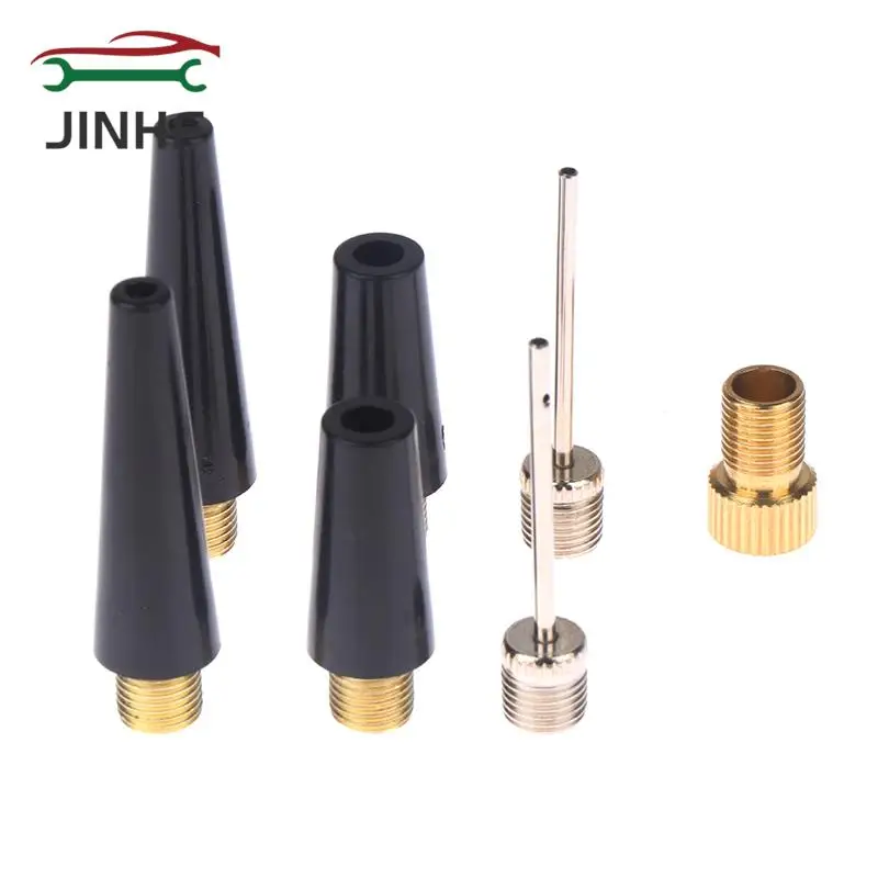 

2set Ball Needle Nozzle Adapter Kit Inflatable Air Valve Ball Pump Needle For Football Basketball Soccer Car Bike Tire