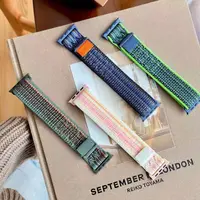 Bracelet à boucle en Nylon pour Apple Watch Ultra 3 49mm, iWatch 11 10 9 8 7 6 5 4 se Sport, nouveau Design 42-46mm 45mm 44mm 41mm 2