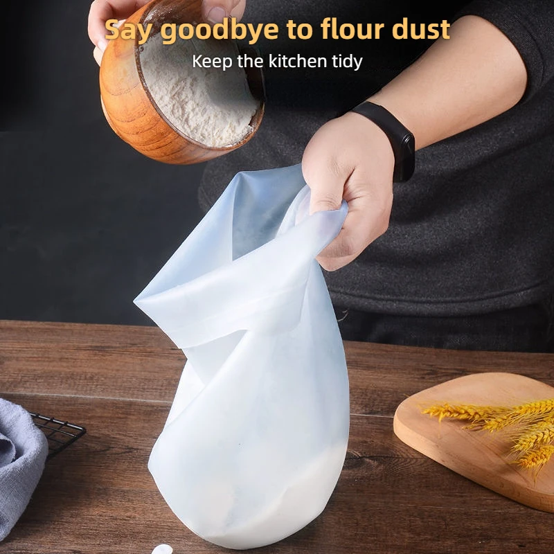 Food Grade Silicone Kneading Dough Bag Blend Flour Mixing Mixer Tool for Bread Pastry Pizza dough kneading bag