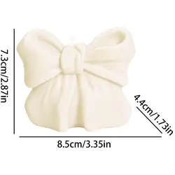 Elegant Bow - Shaped Scented Candle for Home Decor - Aromatherapy and Romantic Gift Idea with Long - Lasting Fragrance (01)