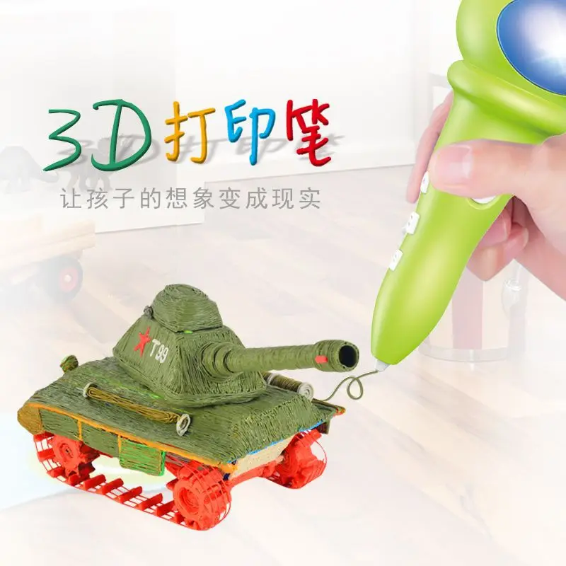 Luxmoc Low Temperature 3D Printing Pen Three-Dimensional Graffiti Painting Pen DIY Toys Creative Craft Model 3D Drawing