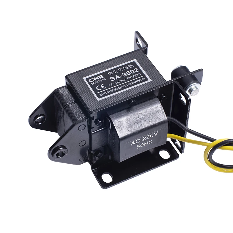 

SA-3602 20mm 4kgf 39.2N AC Push Pull solenoid