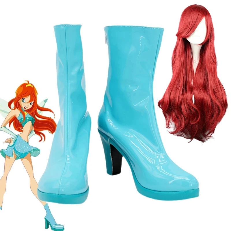 

Bloom Anime Cosplay Enchantix Shoes Boots Halloween Carnival Party Accessories Custom Made Any Size