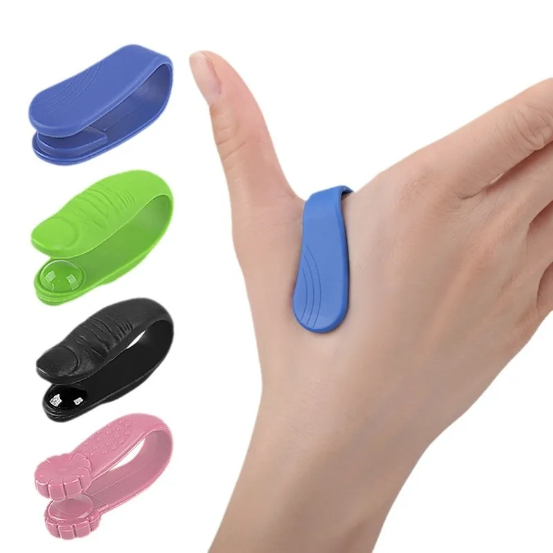 Tiger Point Thumb Clip Relieves Migraine Tension and Anxiety Hukou Acupoint Massage Clip Meridian Pressure Box Packag