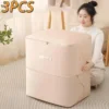 Large Compression Bag Quilt Clothes Closet Cabinet Organizer Storagepouch Ultra Space Saving Self Compression Organizer 2