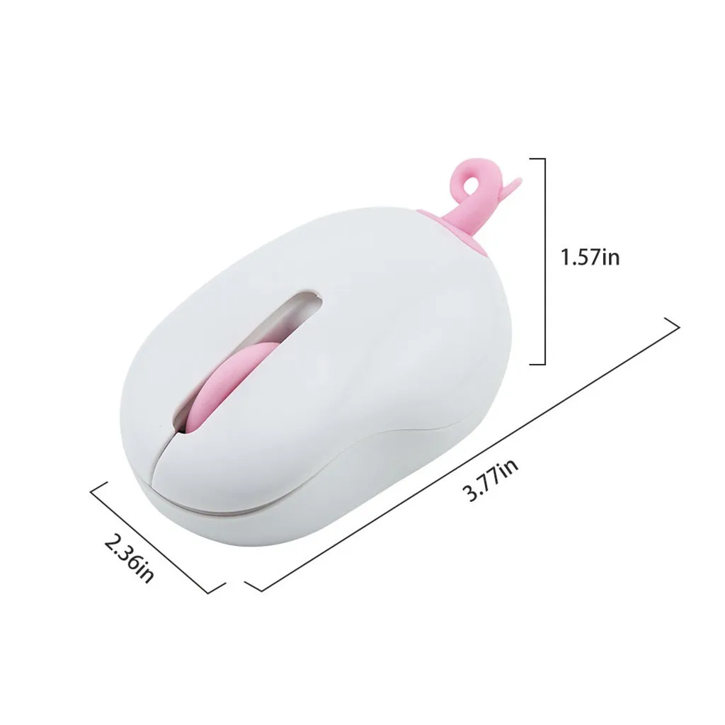best pc gaming mouse Ouhaobin Portable Mini Mute Mouse 2.4ghz Wireless 1200dpi Cute Pig Creative Design Mice 1200dpi Easy To Carry For Windows computer mouse