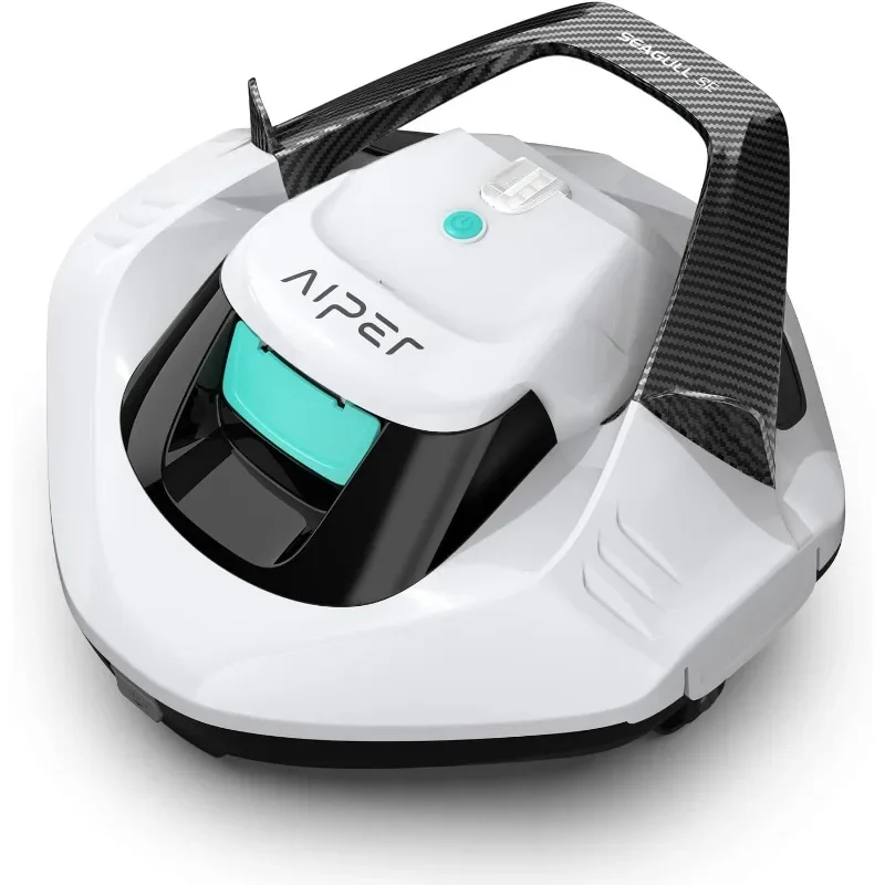 

AIPER Seagull SE Cordless Robotic Pool Cleaner, Pool Vacuum Lasts 90 Mins, LED Indicator, Self-Parking