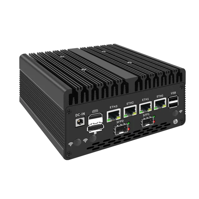 Topton New Firewall Mini PC 4*/2*10G SFP+ Intel i7 13620H
