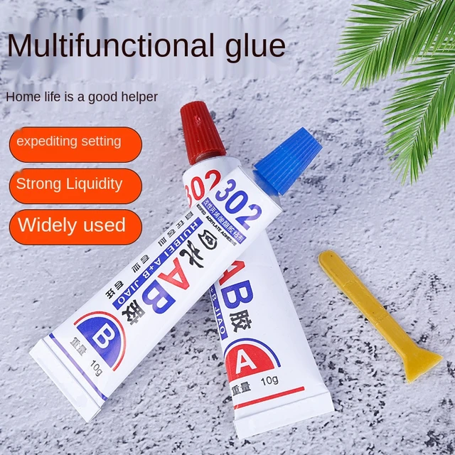 Clear 1:1 50ml 2 Part Epoxy Wood Metal Plastic Glass Ceramic Concrete Glue Epoxy  Resin Adhesive - AliExpress