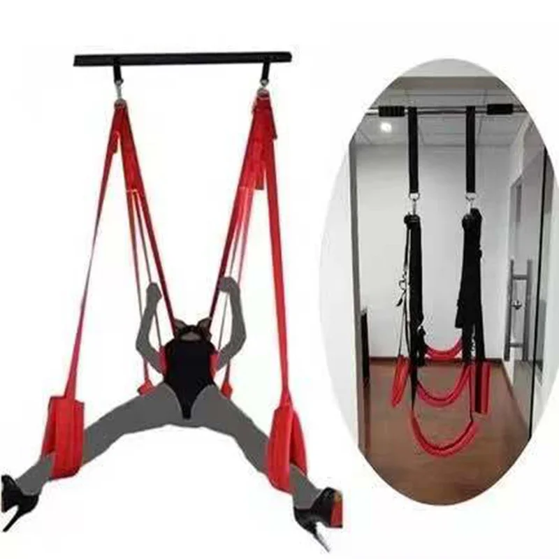 Door Sex Swing with Seat-Sexy Slave Bondage Love Slings for Adult Couples with Adjustable Straps, Holds up to 300lbs