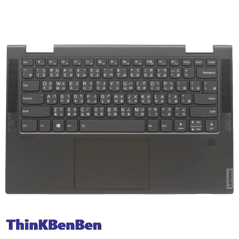 

TW Traditional Iron Gray Keyboard Upper Case Palmrest Shell Cover For Lenovo Yoga C740 14 14IML 5CB0U43947