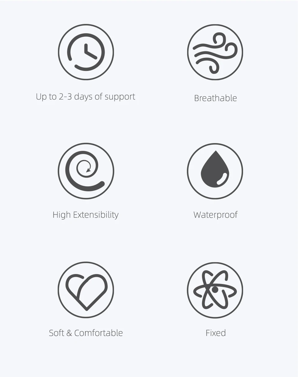 Protègegenou,bande de kinésiologie élastique colorée, impression