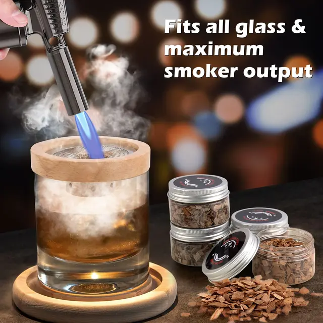Cocktail tools smoke kit Bar Accessories smoking accessories wood kitchen  accessories drinking accessories whiskey drink