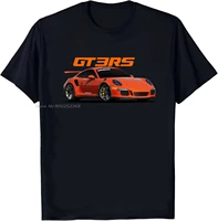 911 Gt3 Rs Silhouette Classic Car Retro Vintage T-Shirt Summer Cotton Tshirt Men Casual Tops T Shirt Fashion Tees Streetwear