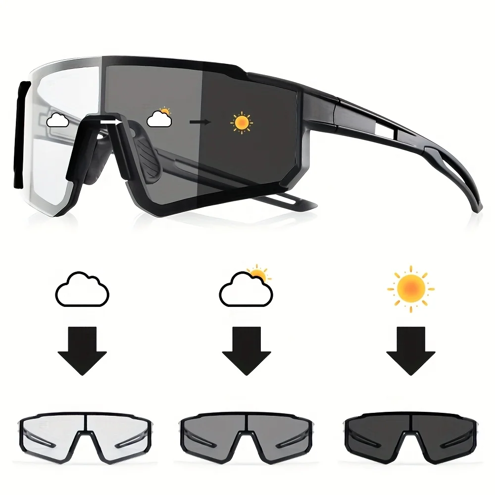 CRIXALIS Übergroße Nachtsicht Photochrome Polarisierte Sonnenbrille Männer Frauen Mode Anti-glare Fahren Sonnenbrille Brille UV400 – Detail 7