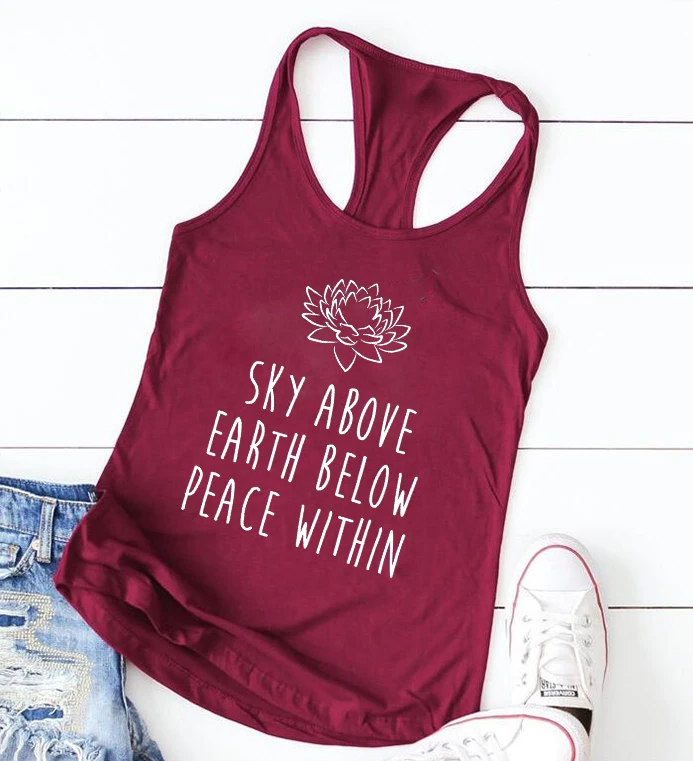 Yoga Tank Tops With Sayings