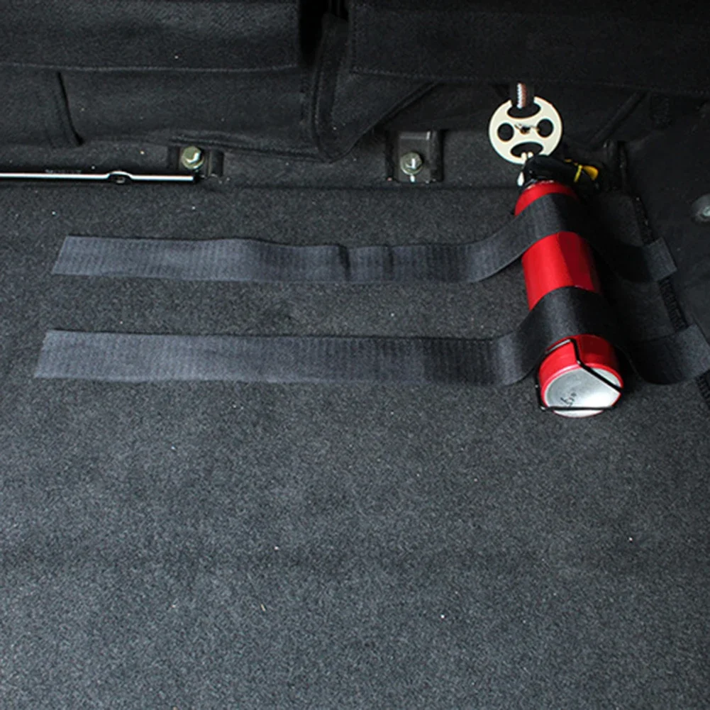 Car Trunk Fixing Strap 4pcs 60cm Nylon Car Trunk Organizer Fixing Belt Storage Bag Tapes Automotive Interior Accessories