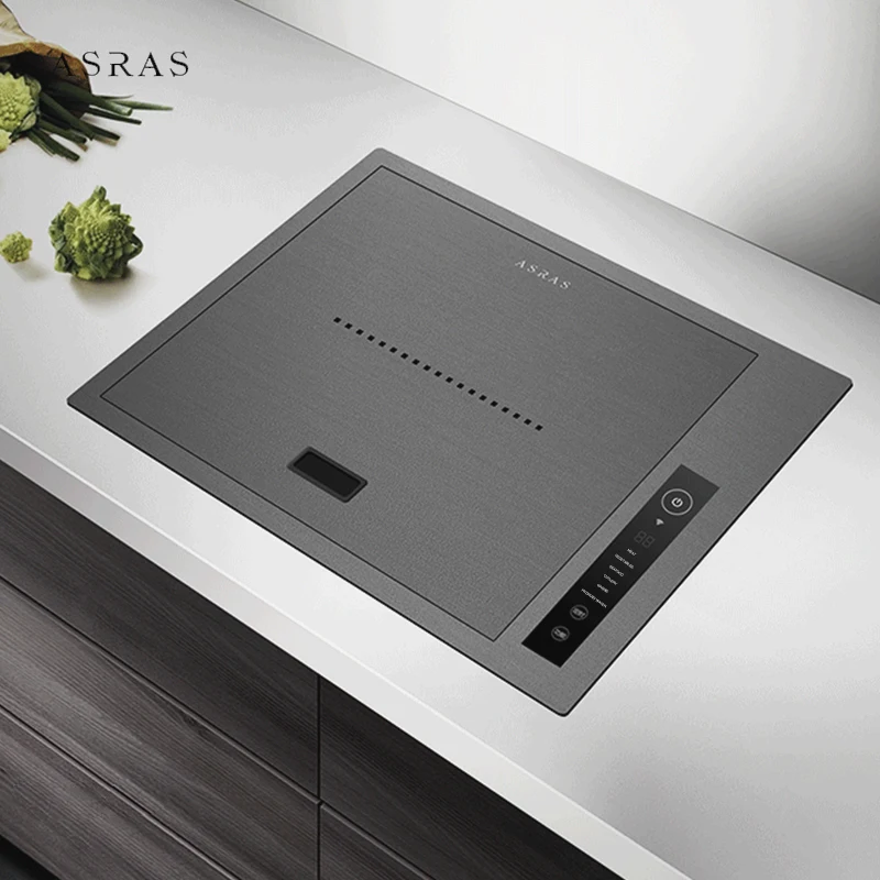 อ่างล้างจานอัจฉริยะแบบซ่อน ASRAS นาโนเมตร พร้อมระบบกรองน้ำ หนา 4 มม. ผลิตด้วยมือ พร้อมที่ล้างแก้ว สำหรับเคาน์เตอร์บาร์ อ่างล้างจานแบบซ่อนในครัว 1