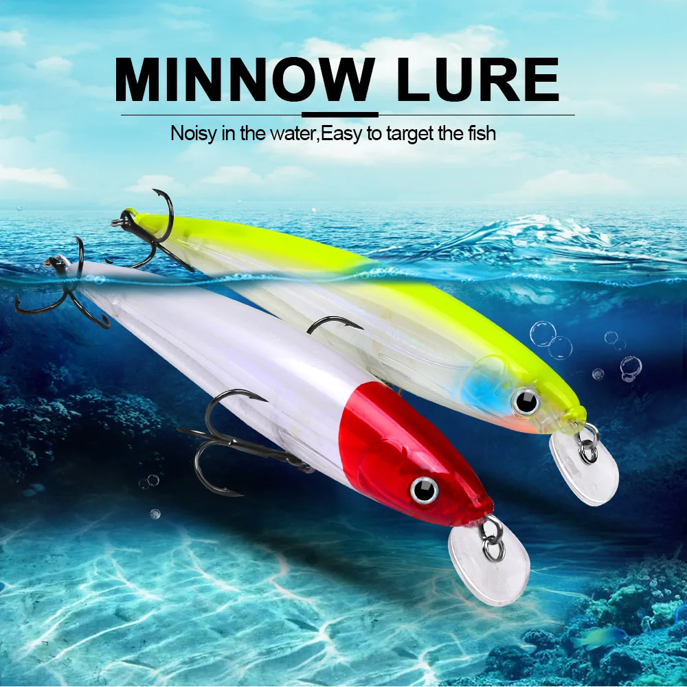 Lot De 4 Leurres De Pêche Wobbler - 7.5 Cm / 9g - Appâts Durs Flottants - Perche, Truite, Bar