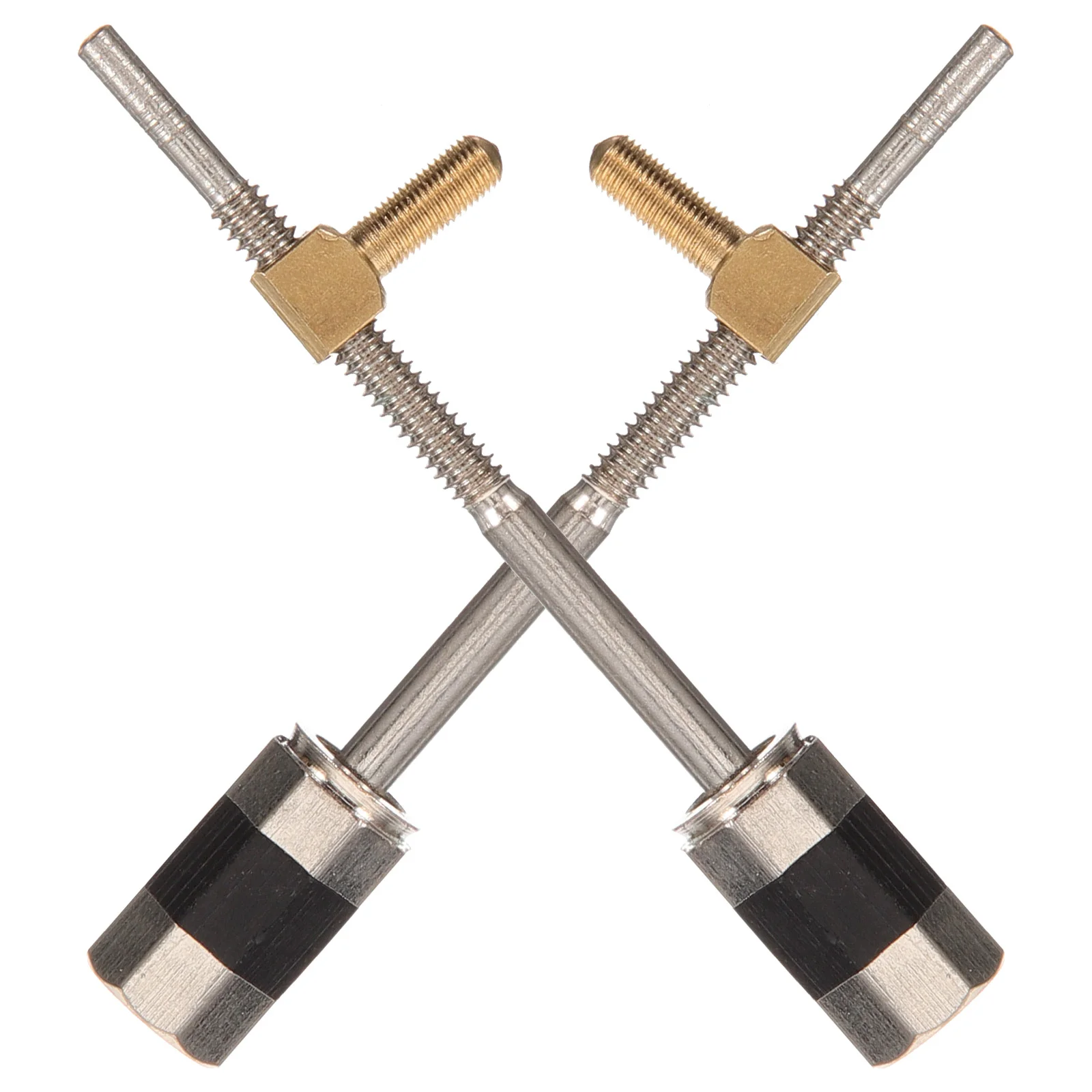 

2pcs Violin Bow Metal Screw Sturdy Viola Bow Frog Screw Durable Violin Bow Screw Replacement