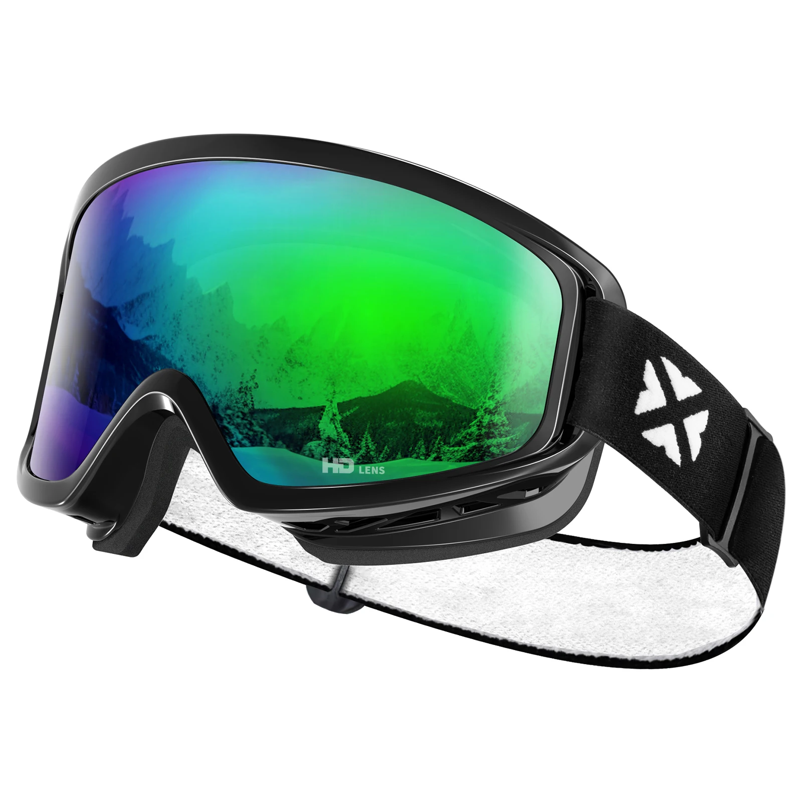 Maxjuli Ski brille, Schnees port otg Snowboard brille für Männer Frauen & Jugendliche 100% Protectin Schneemobil Ski Skating m7 – Detail 20