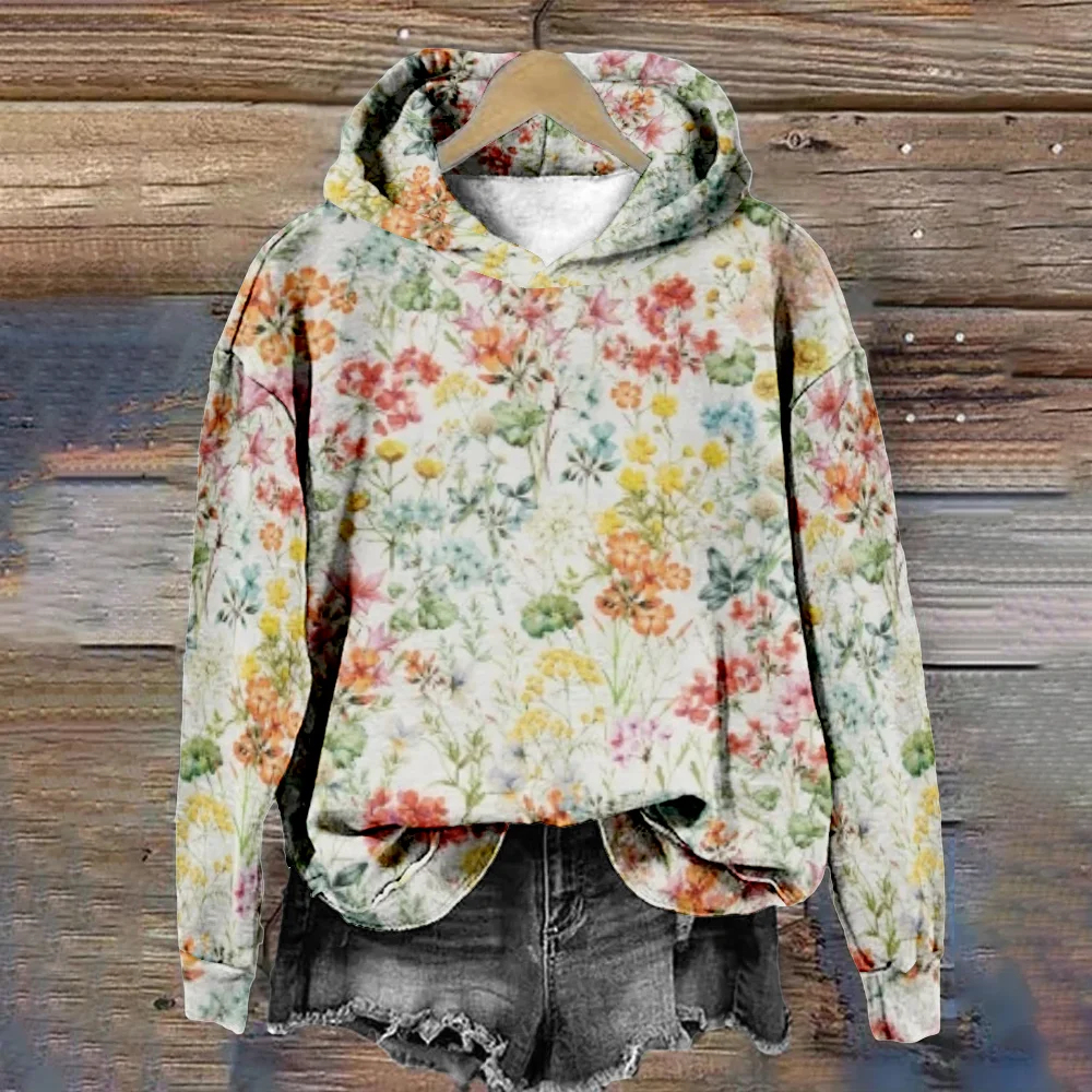 Floralis No. 26 Women's Crop Sweatshirt
