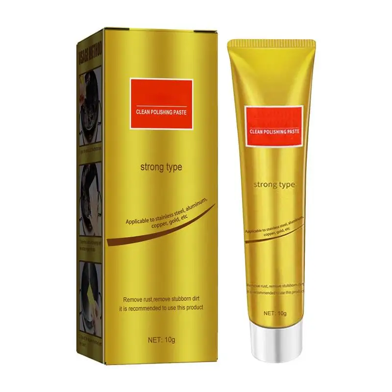 

Car Metal Polish Auto Copper And Brass Cream Cleaner Automobile Polish For Metal Rust Remover Car Stainless Steel Polishing Kit